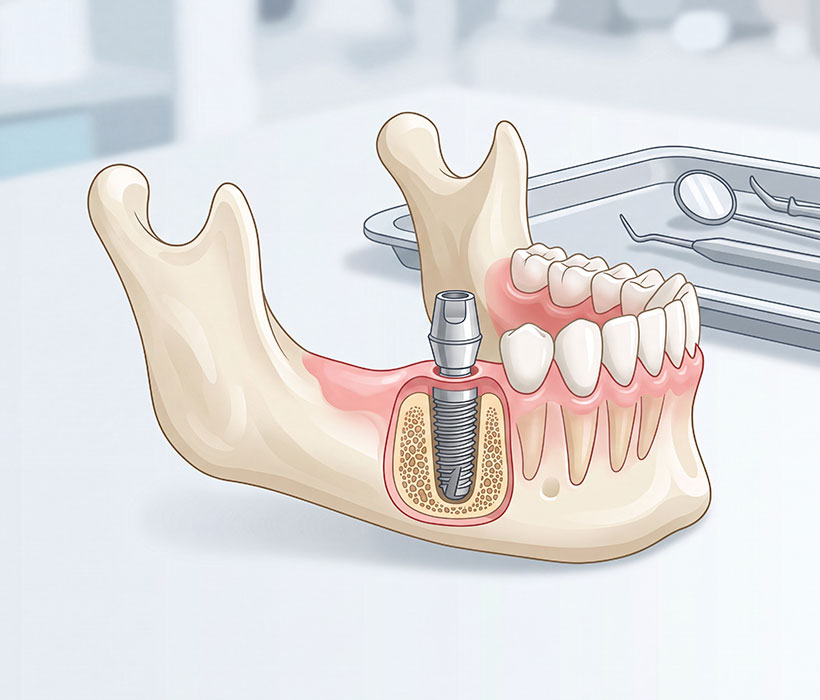 Chirurgie implantaire sans lambeau